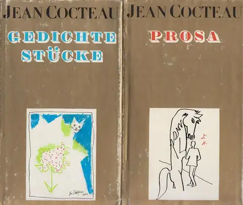 Buch: Prosa. Gedichte. Stücke, Cocteau, Jean. 2 Bände, 1978, Volk und Welt