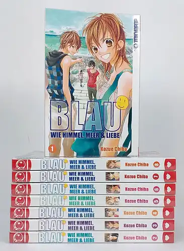 8 Mangas: Blau wie Himmel, Meer & Liebe Nr. 1-8. Kozue, Chiba, 2012 ff. Tokyopop