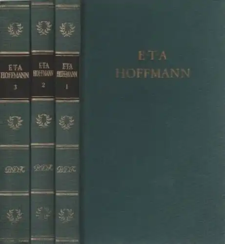 Buch: Werke in drei Bänden, Hoffmann, E. T. A. 3 Bände, 1979, Aufbau Verlag