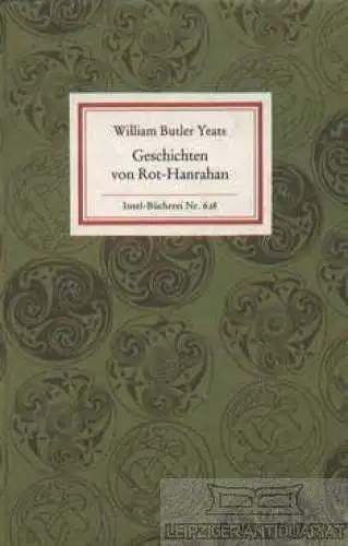 Insel-Bücherei 628, Geschichten von Rot-Hanrahan, Yeats, William Butler. 1988