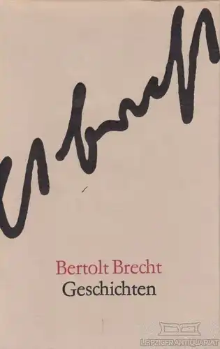 Buch: Geschichten, Brecht, Bertolt. Werke in fünf Bänden, 1973, Aufbau-Verlag