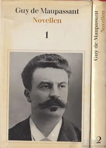 Buch: Novellen, Maupassant, Guy de. 2 Bände, ca. 1965, Deutscher Bücherbund