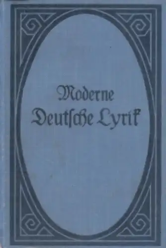 Buch: Moderne Deutsche Lyrik, Benzmann, Hans, Reclam Verlag, gebraucht, gut