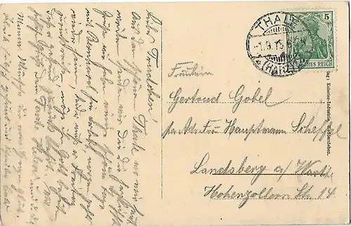 AK Bodetal. Heuscheune. ca. 1915, Postkarte. Ca. 1915, gebraucht, gut