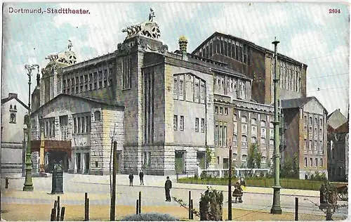 AK Dortmund. Stadttheater. ca. 1918, Postkarte. Ca. 1918, Verlag Segler & Co