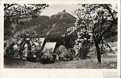 AK Jeschken 1010m bei Reichenberg. ca. 1943, Postkarte. Ca. 1943, gebraucht, gut