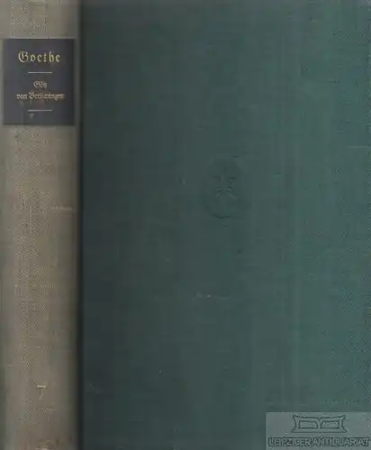 Buch: Welt-Goethe-Ausgabe. Band 7, Goethe, Johann Wolfgang von. Goethes Werke