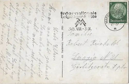 AK Magdeburg. Breiter Weg. ca. 1935, Postkarte. Ca. 1935, gebraucht, gut