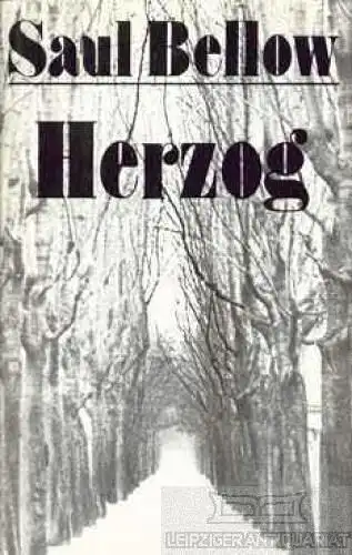 Buch: Herzog, Bellow, Saul. 1988, Verlag Volk und Welt, gebraucht, gut