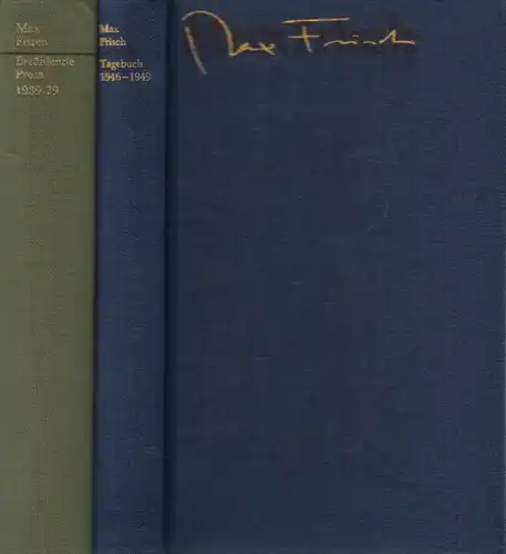 Buch: Tagebuch 1946-1949 / Erzählende Prosa 1939-79, Frisch, Max. 2 Bände