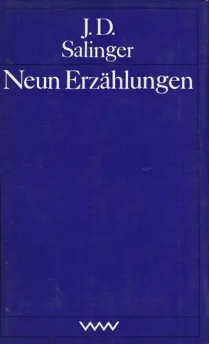 Buch: Neun Erzählungen, Salinger, J. D. 1978, Volk und Welt Verlag
