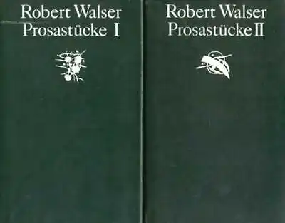 Buch: Prosastücke. Band I / II, Walser, Robert. 2 Bände, 1978, gebraucht, gu 697
