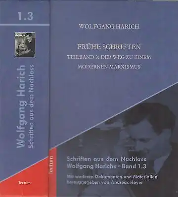 Buch: Schriften aus dem Nachlass, Bd. 1.3, Harich, Wolfgang, 2018, Tectum