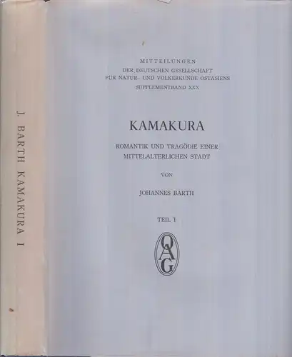 Buch: Kamakura, Barth, 1969, Tokyo, Stadt, Epoche, gebraucht, gut