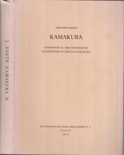 Buch: Kamakura, Barth, Johannes, 1970, Tokyo, Kultstätten, gebraucht, gut