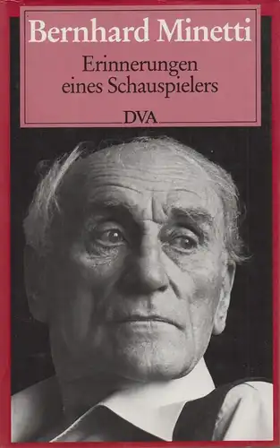 Buch: Erinnerungen eines Schauspielers, Minetti, Bernhard. 1985, gebraucht, gut