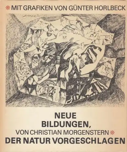 Buch: Neue Bildungen, der Natur vorgeschlagen, Morgenstern, Christian. 1978