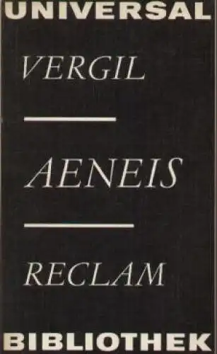 Buch: Aeneis, Vergil. Reclams Universal-Bibliothek, 1982, gebraucht, gut