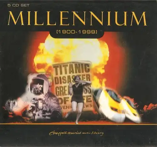 CD-Box: The Millennium 1900-1999, Chapell recorded music library, 5 CDs, Sampler