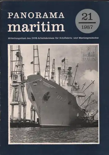 Buch: Panorama maritim, Meyer, Günther, 1987, Mitteilungsblatt des DDR Arbeits