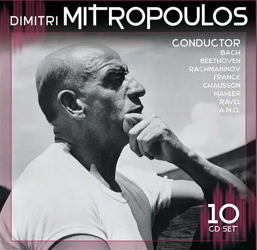 CD-Box: Mitropoulos, Dimitri Mitropoulos conductor: Bach, Beethoven, Rachmaninow