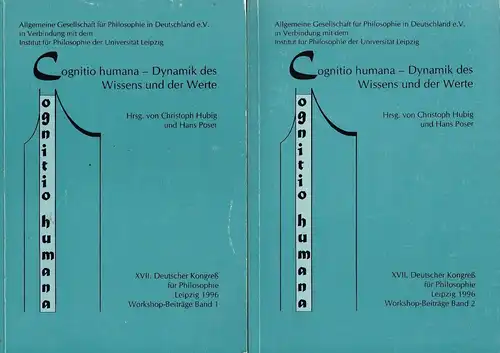 Buch: Cognitio humana - Dynamik des Wissens und der Werte, 2 Bände, 1996
