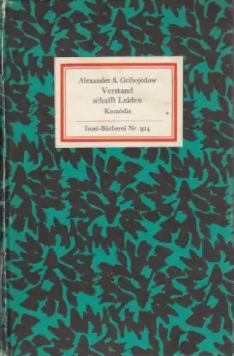 Insel-Bücherei 924, Verstand schafft Leiden, Gribojedow, Alexander S. 1970