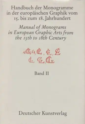Buch: Handbuch der Monogramme in der europäischen Graphik vom 15. bis...  260917