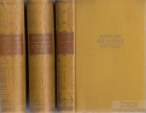 Buch: Romane, Shaw, George Bernard. 3 Bände, 1929, Martin Maschler Verlag