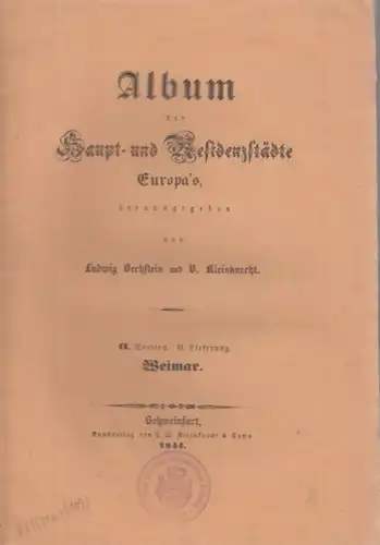 Buch: Album der Haupt- und Residenzstädte Europa's, Bechstein. 1844