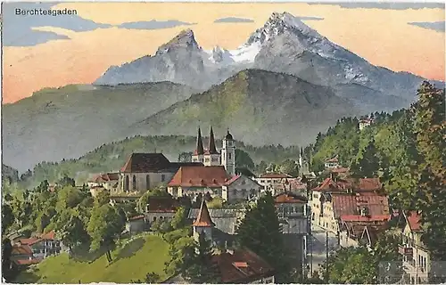 AK Berchtesgaden. ca. 1916, Postkarte. 1916, Verlag Franz Hayer, gebraucht, gut