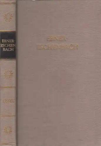 Buch: Werke in einem Band, Ebner-Eschenbach, Marie von. 1982, Aufbau-Verlag