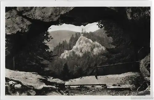 AK Blick vom Torstein zum Aschenbergstein. ca. 1930, Postkarte. Serien Nr