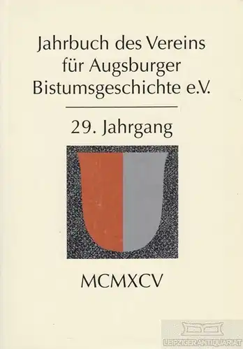 Buch: Jahrbuch des Vereins für Augsburger Bistumsgeschichte e.V., 29... Rummel