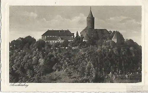 AK Die Leuchtenburg bei Kahla. Thür.. ca. 1911, Postkarte. Ca. 1911