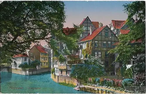 AK Hannover. Leinepartie. ca. 1916, Postkarte. Ca. 1916, Verlag Georg Kugelmann