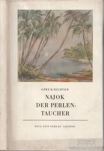 Buch: Najok, der Perlentaucher, Richter, Götz R. 1954, Paul List Verlag