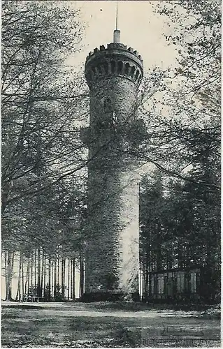 AK Bad Ilmenau. Aussichtsturm a.d. Kickelbahn. ca. 1919, Postkarte. Ca. 1919