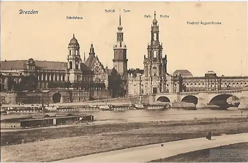 AK Dresden. ca. 1914, Postkarte. Serien Nr, ca. 1914, Verlag Alfred Hartmann