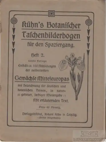 Buch: Erläuternder Text und Inhaltsverzeichnis, Verlagsinstitut Richard Kühn