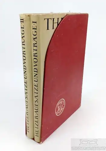 Buch: Aufsätze und Vorträge, Hetzer, Theodor. 2 Bände, 1957, gebraucht, gut