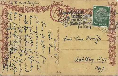 AK Odu armes Mäuschen!. ca. 1937, Postkarte, gebraucht, gut