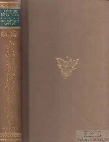 Buch: Erzählende Schriften - Erster Band: Novellen, Schnitzler, Arthur. 1914