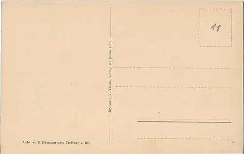 AK Freiburg i. Br. Universität. ca. 1908, Postkarte. Serien Nr, ca. 1908