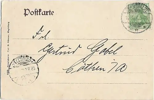 AK Bad Elmen. Knusperhäuschen. ca. 1904, Postkarte. Serien Nr, ca. 1904