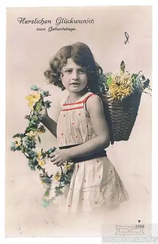 AK Herzlichen Glückwunsch zum Geburtstage, Postkarte. Geburstagskarte 278090