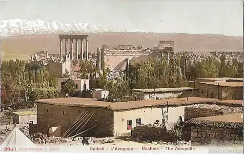 AK Balbek. The Acropolis. ca. 1913, Postkarte. Serien Nr, ca. 1913