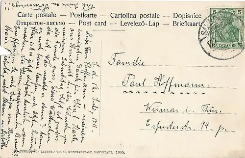 AK Salzungen. Totalansicht. ca. 1905, Postkarte. Serien Nr, ca. 1905