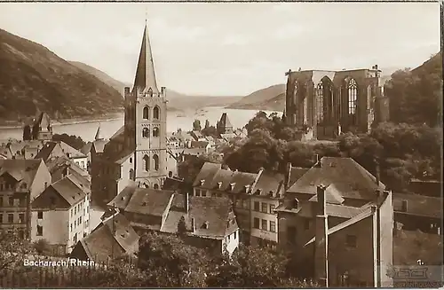 AK Bacharach. Rhein. ca. 1910, Postkarte. Ca. 1910, Verlag Trinks & Co