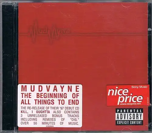 CD: Mudvayne - The Beginning Of All Things To End, 2002, Epic, gebraucht, gut